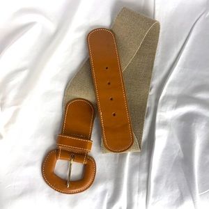 Cipriana wide leather belt